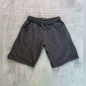 Buffalo David Bitton Gray Athletic Shorts with Elastic Waistband